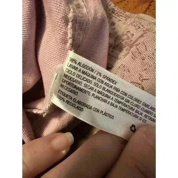 Women's Plus Size Straight Leg Pants - Knox Rose Pink Boho Floral XL New W/Tags - Picture 4 of 6